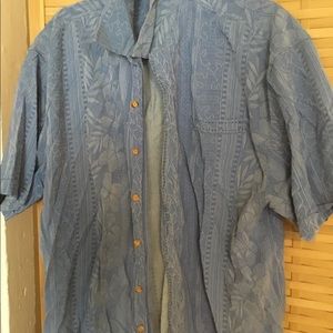Men’s Hawaiian blue shirt